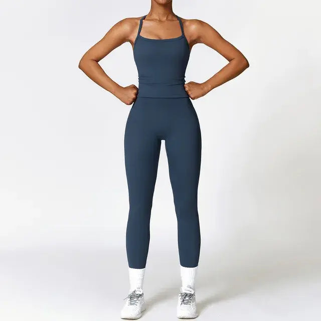 Women's 2 Piece Tight Quick-Drying Fitness Suit