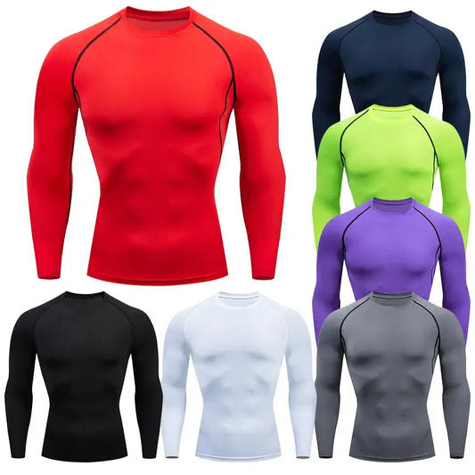 Men Compression Running T-Shirt Fitness